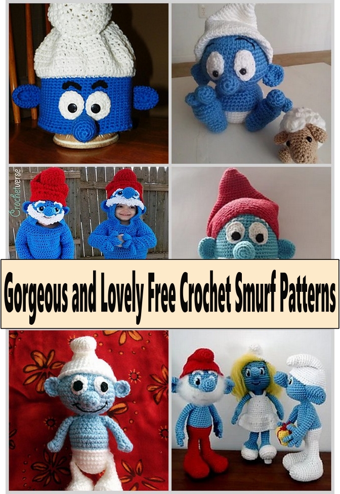 Gorgeous and Lovely Free Crochet Smurf Patterns