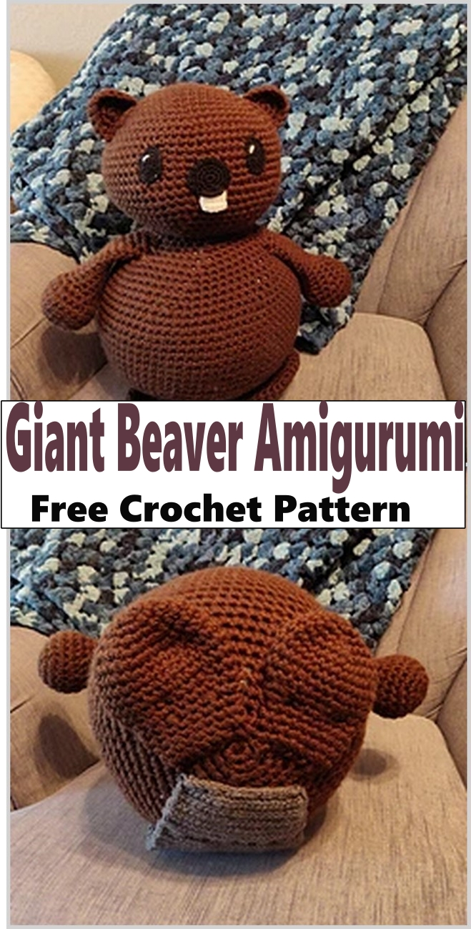 Giant Beaver Amigurumi