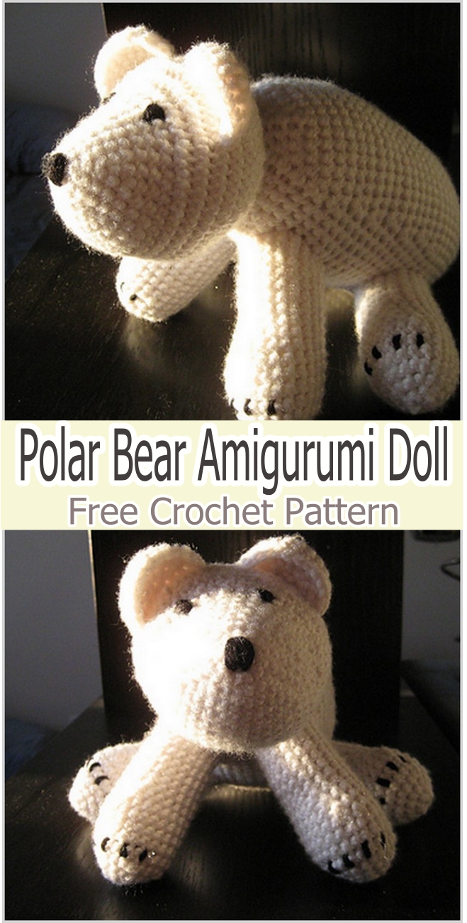 Polar Bear Amigurumi Doll