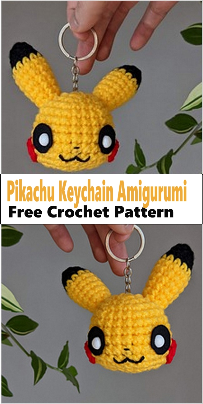 Pikachu Keychain Amigurumi