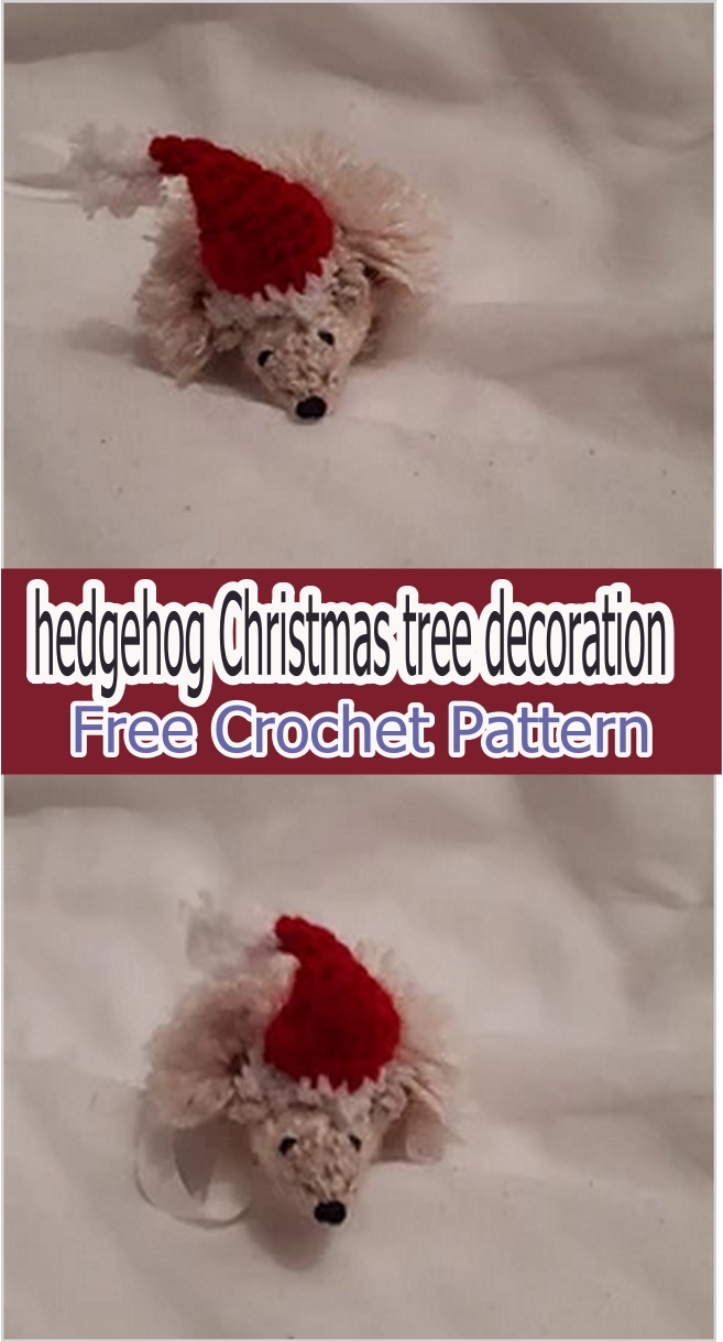 hedgehog Christmas tree decoration