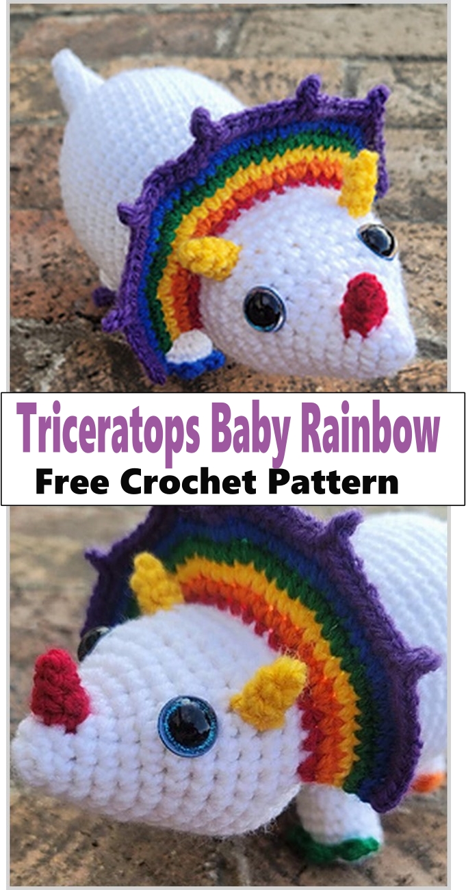 Triceratops Baby Rainbow