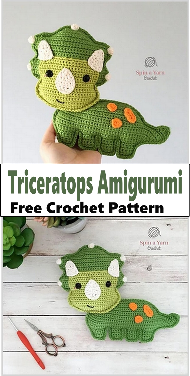 Triceratops Amigurumi