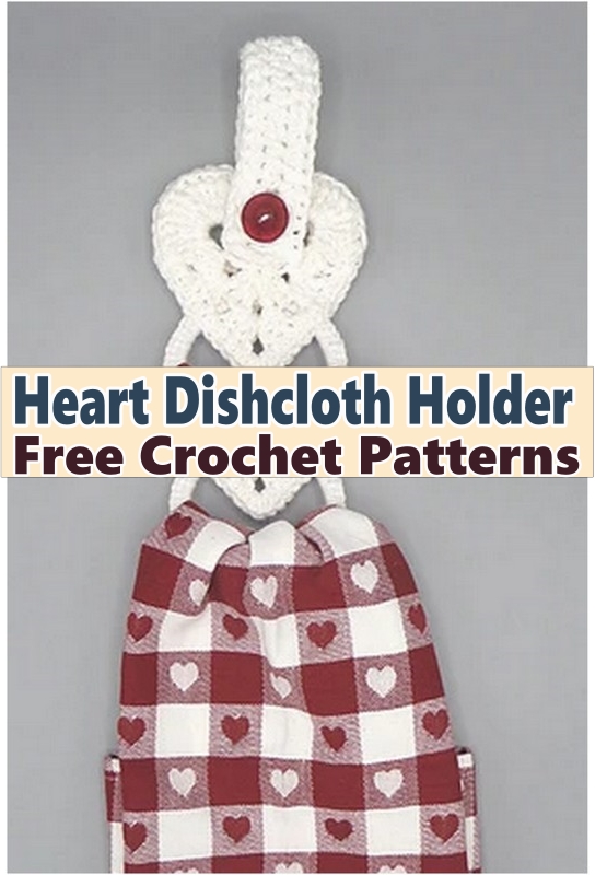 Heart Dishcloth Holder