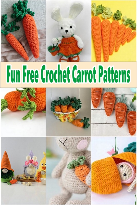 Fun Free Crochet Carrot Patterns