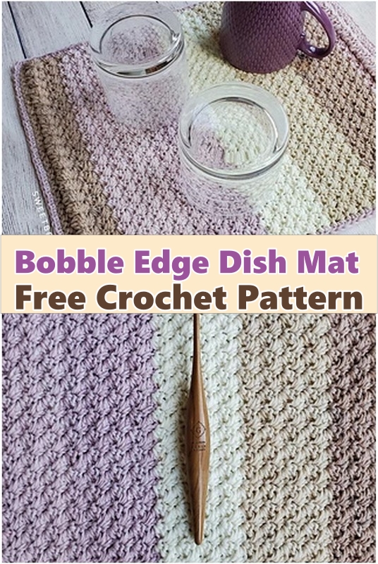 Bobble Edge Dish Mat