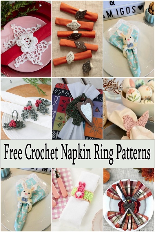 Free Crochet Napkin Ring Patterns