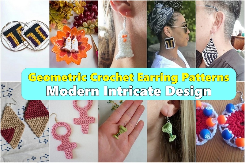 Geometric Crochet Earring Patterns Modern Intricate Design
