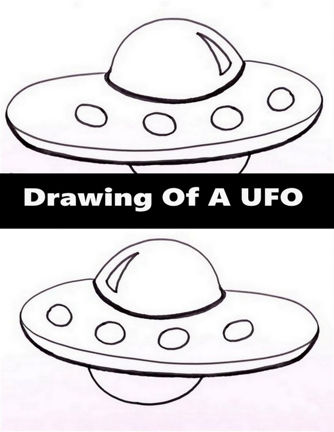 Drawing Of A UFO
