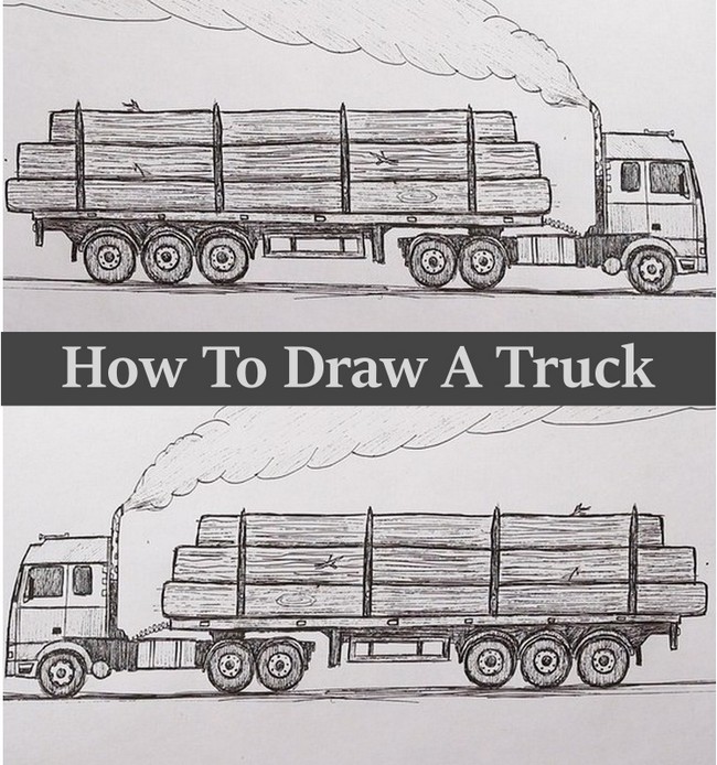 How To Draw A Truck 