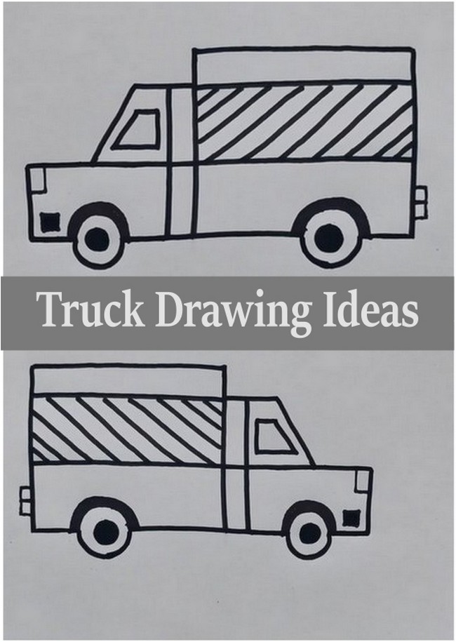Truck Drawing Ideas 