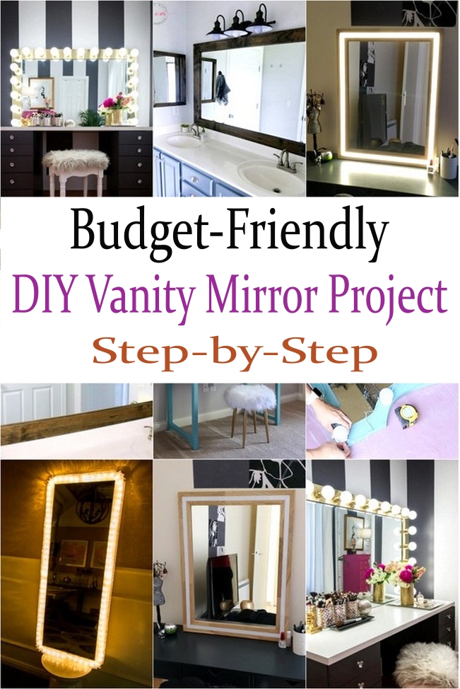 Budget-Friendly DIY Vanity Mirror Project - Step-by-Step