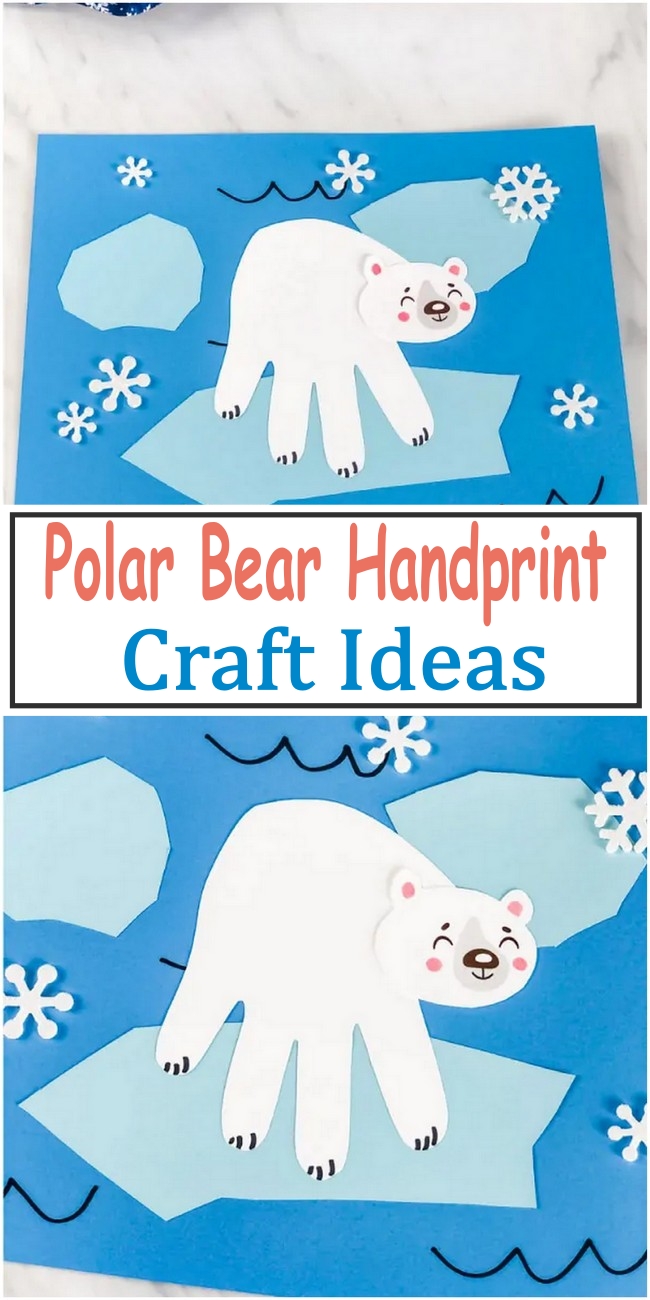 Polar Bear Handprint Craft Ideas