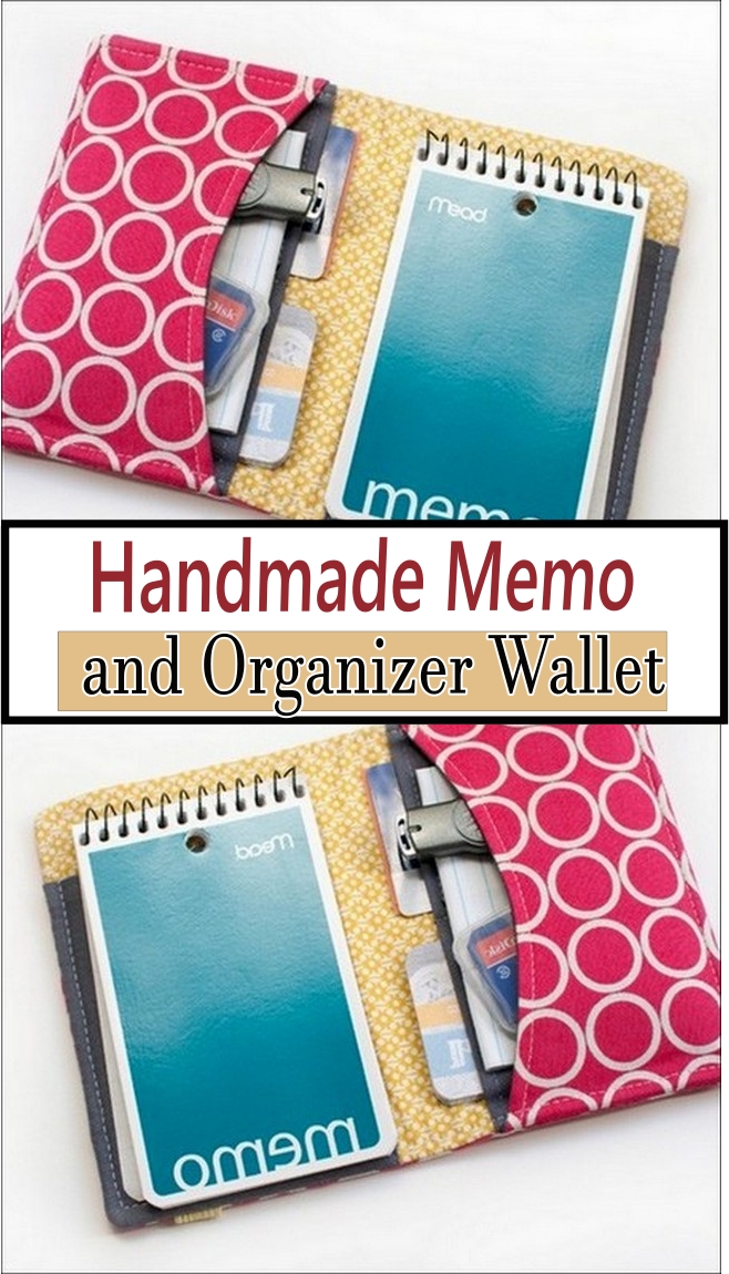 Handmade Memo and Organizer Wallet