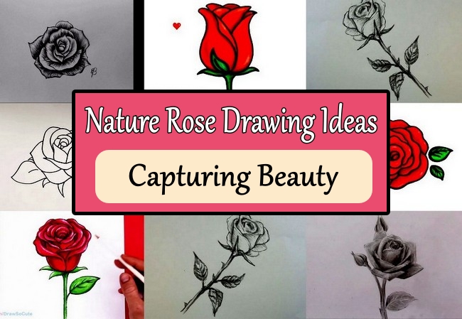 Nature Rose Drawing Ideas Capturing Beauty